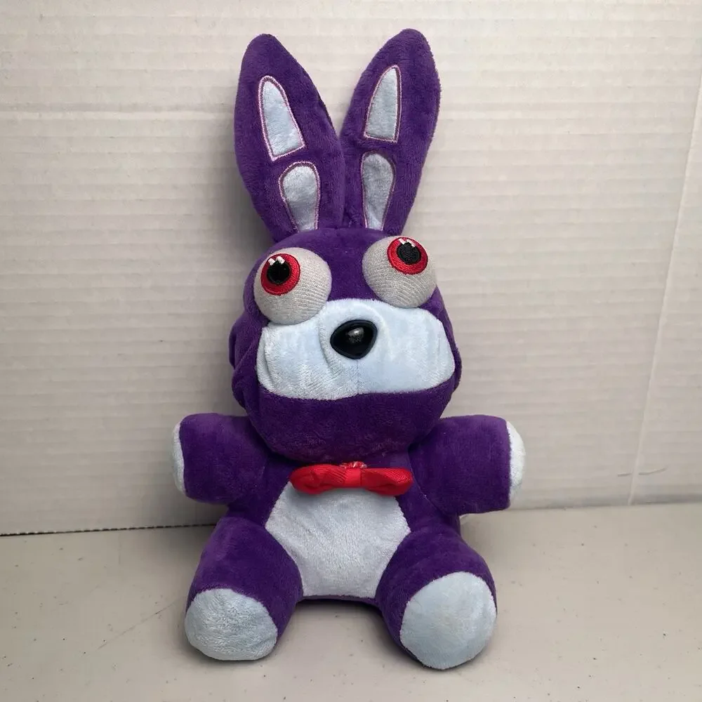 Five Night’s At Freddy’s FNAF Plush Stuffed Toy Purple Bunny 7” Tall 2016